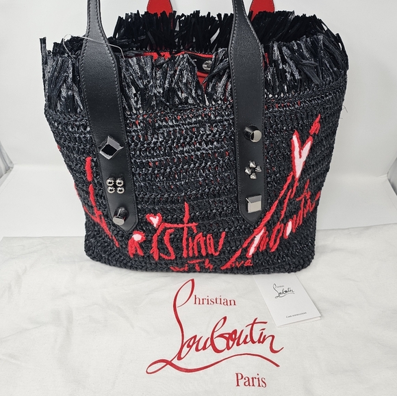 Christian Louboutin Frangibus Logo-Embroidered Tote Bag - Picture 5 of 13